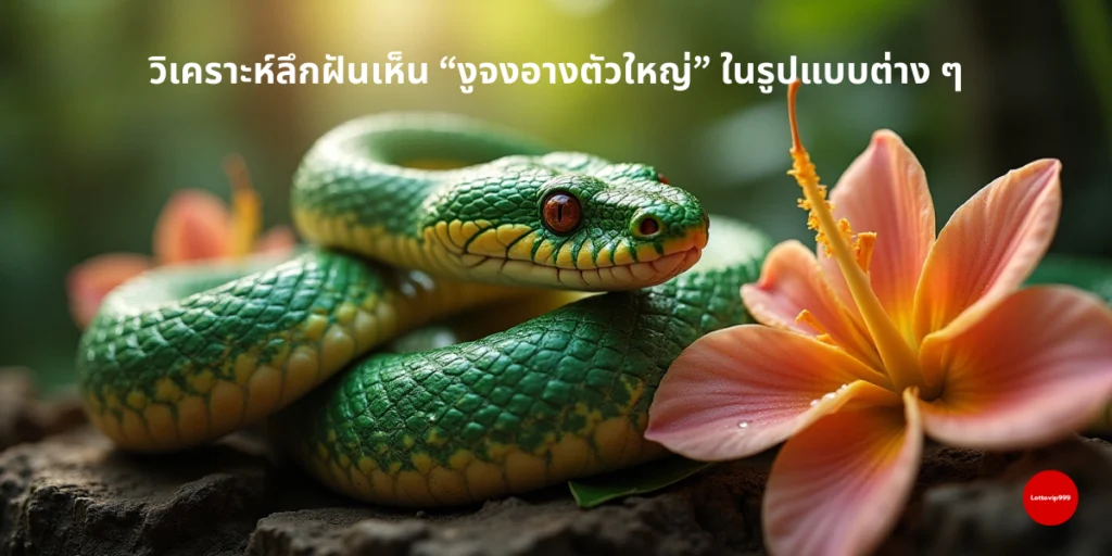 ฝันเห็นงูจงอางตัวใหญ่เลขเด็ด